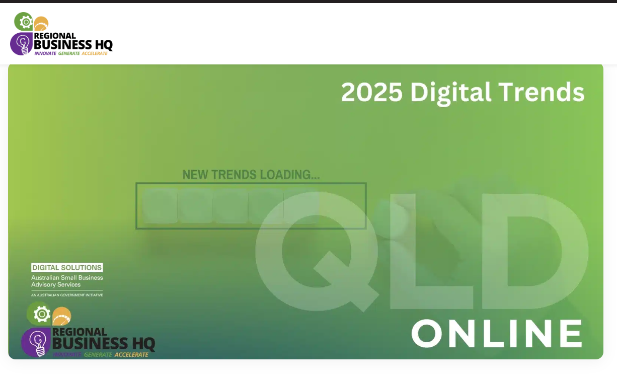 2025 DIGITAL TRENDS WEBINAR Central Highlands Development Corporation